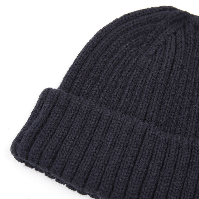 Rib-knit beanie "Docker junior" Navy